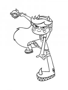 Star vs. the Forces of Evil coloring page 8 - Free printable
