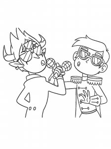 Star vs. the Forces of Evil coloring page 33 - Free printable