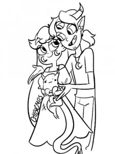 Star vs. the Forces of Evil coloring page 34 - Free printable