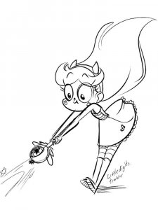 Star vs. the Forces of Evil coloring page 41 - Free printable