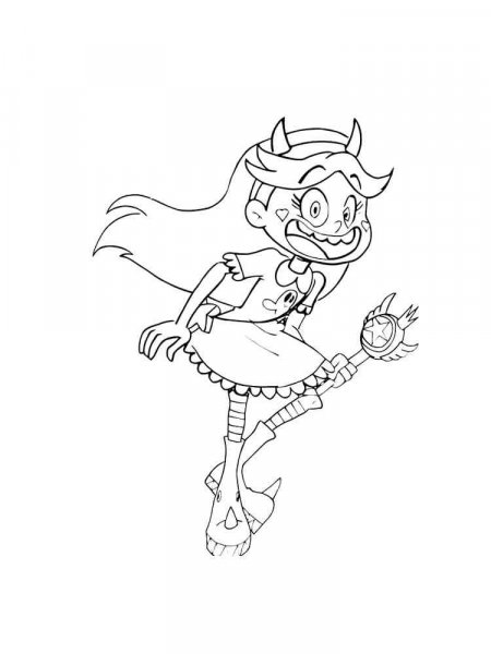 Star vs the Forces of Evil coloring pages