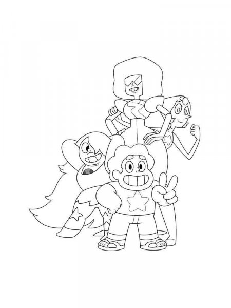 Steven Universe coloring pages