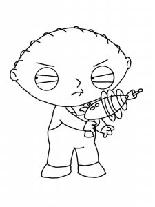 Stewie Griffin coloring page 13 - Free printable