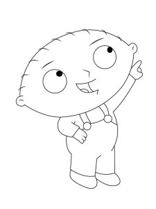 Stewie Griffin coloring page 5 - Free printable