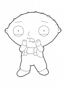 Stewie Griffin coloring page 6 - Free printable