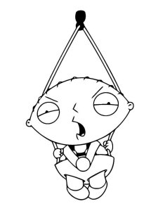 Stewie Griffin coloring page 8 - Free printable