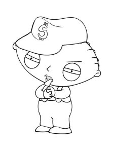 Stewie Griffin coloring page 9 - Free printable