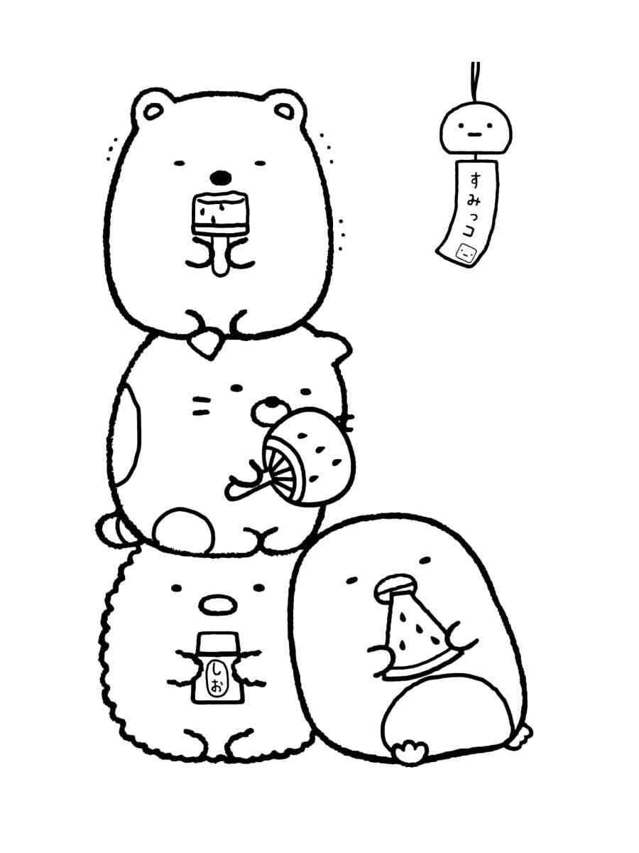 Sumikko Gurashi Coloring Page Sumikko Gurashi Colorin Vrogue co