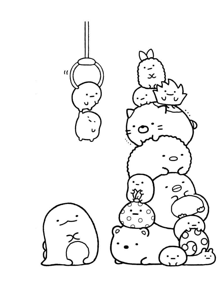 28 Sumikko Gurashi Coloring Pages IngridSergio