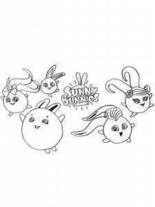 Sunny Bunnies coloring page 15 - Free printable