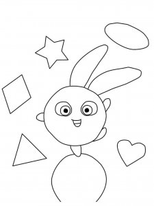 Sunny Bunnies coloring page 20 - Free printable