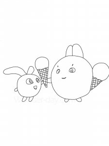 Sunny Bunnies coloring page 21 - Free printable