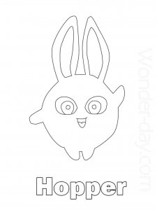 Sunny Bunnies coloring page 23 - Free printable