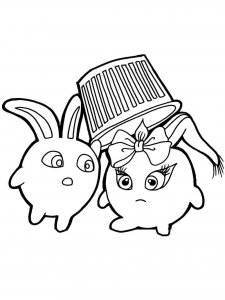 Sunny Bunnies coloring page 4 - Free printable