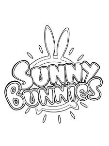 Sunny Bunnies coloring page 8 - Free printable