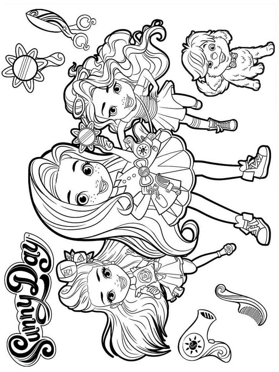 Sunny Day coloring pages