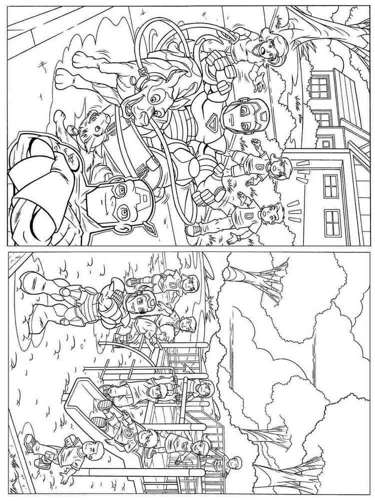 Super Hero Squad coloring pages