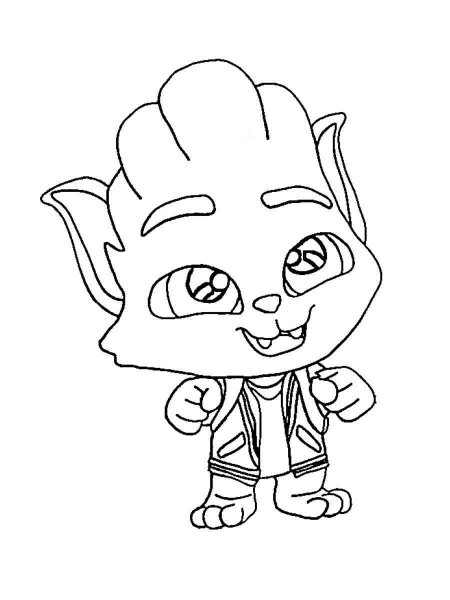 Super Monsters coloring pages