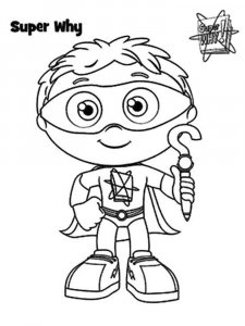 Super Why coloring page 13 - Free printable