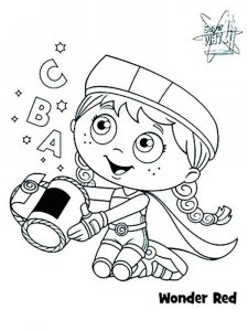 Super Why coloring page 14 - Free printable