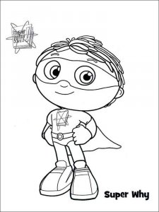 Super Why coloring page 3 - Free printable