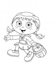 Super Why coloring page 4 - Free printable