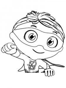 Super Why coloring page 6 - Free printable