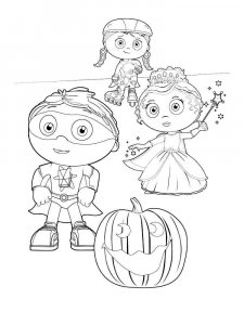 Super Why coloring page 8 - Free printable