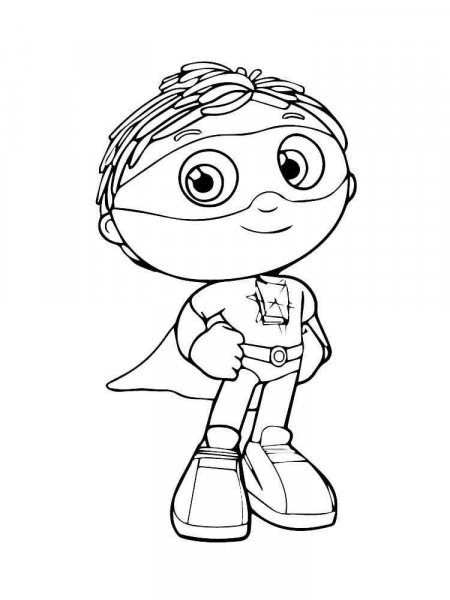 Super Why coloring pages