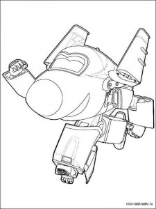 Super Wings coloring page 1 - Free printable