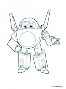 Super Wings coloring page 11 - Free printable