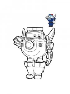 Super Wings coloring page 13 - Free printable
