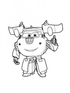 Super Wings coloring page 15 - Free printable