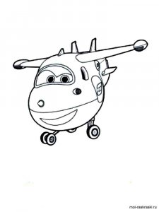 Super Wings coloring page 2 - Free printable
