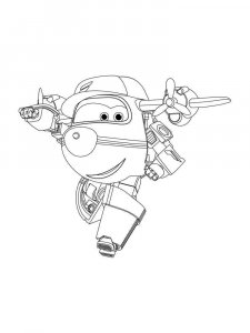 Super Wings coloring page 22 - Free printable