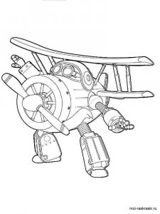 Super Wings coloring page 3 - Free printable