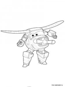 Super Wings coloring page 4 - Free printable