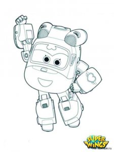 Super Wings coloring page 6 - Free printable