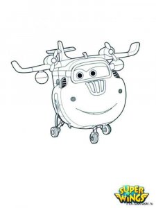 Super Wings coloring page 7 - Free printable