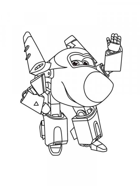 Super Wings coloring pages