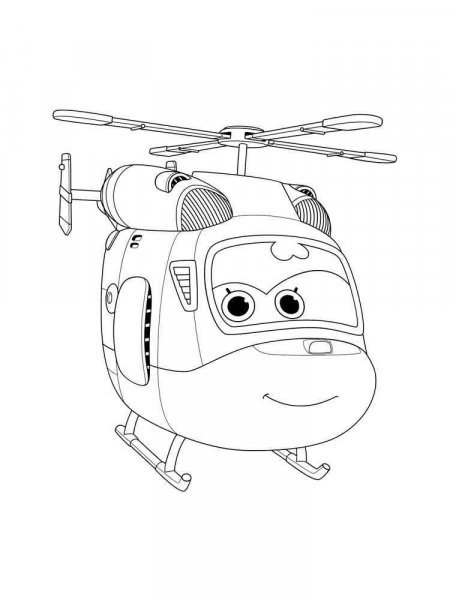 Super Wings coloring pages