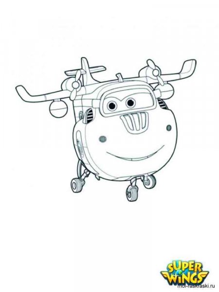 Super Wings coloring pages