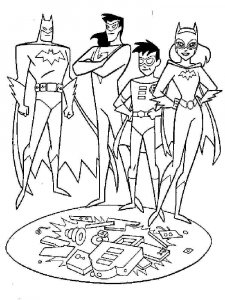 Superfriends coloring page 1 - Free printable