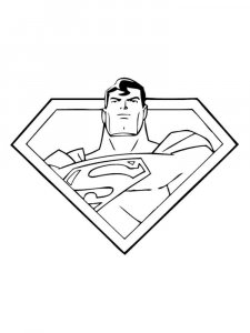 Superman coloring page 12 - Free printable