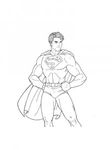 Superman coloring page 13 - Free printable