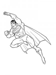 Superman coloring page 16 - Free printable