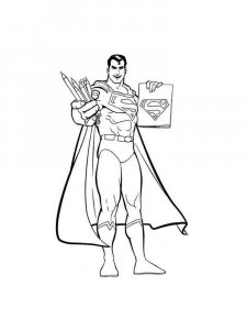Superman coloring page 18 - Free printable