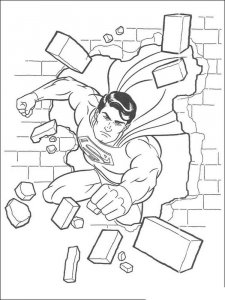 Superman coloring page 20 - Free printable