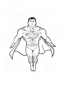 Superman coloring page 23 - Free printable