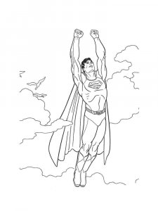 Superman coloring page 24 - Free printable